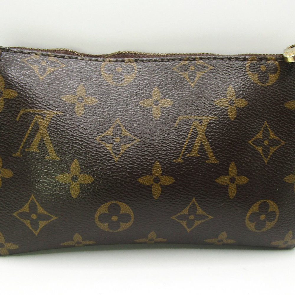 Louis Vuitton Zip Toiletry Bag Signature Canvas - Fair Condition